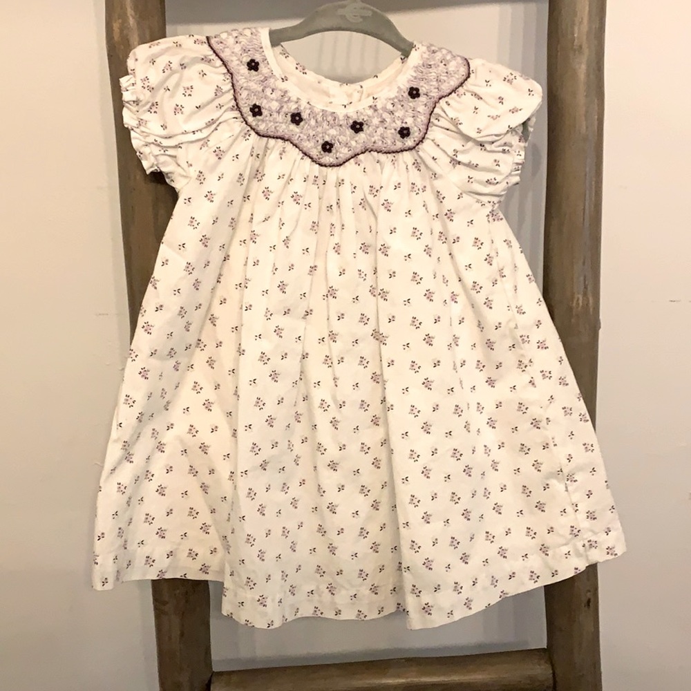 Janie ans Jack flower smock dress